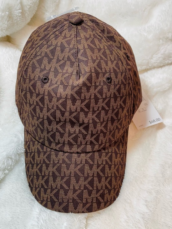 Michael Kors Brown MK Logo Baseball Cap main image 2